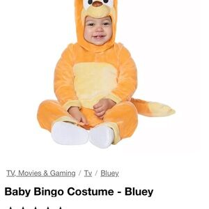 Lucy Kids Bingo Costume - Orange and White